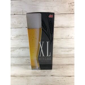 DCI XL Beer Glass 52 oz Oversized Novelty Giant Pilsner Glass Holds 4 Beers New